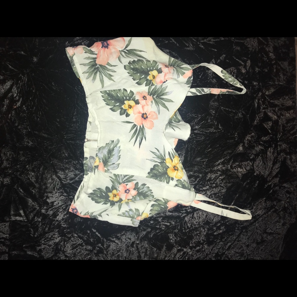 Floral crop top